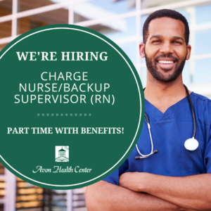 Charge Nurse/Backup Supervisor